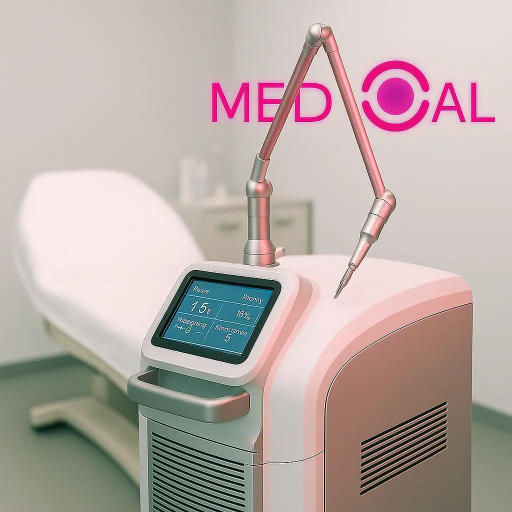 מכשיר לייזר רפואי מתקדם בקליניקה להסרת קונדילומה בלייזר