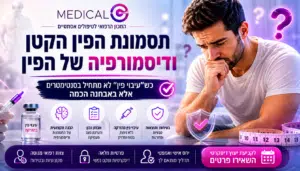 תסמונת הפין הקטן ודיסמורפיה של הפין – אבחון מקצועי לפני עיבוי פין בהזרקה במדיקל סי